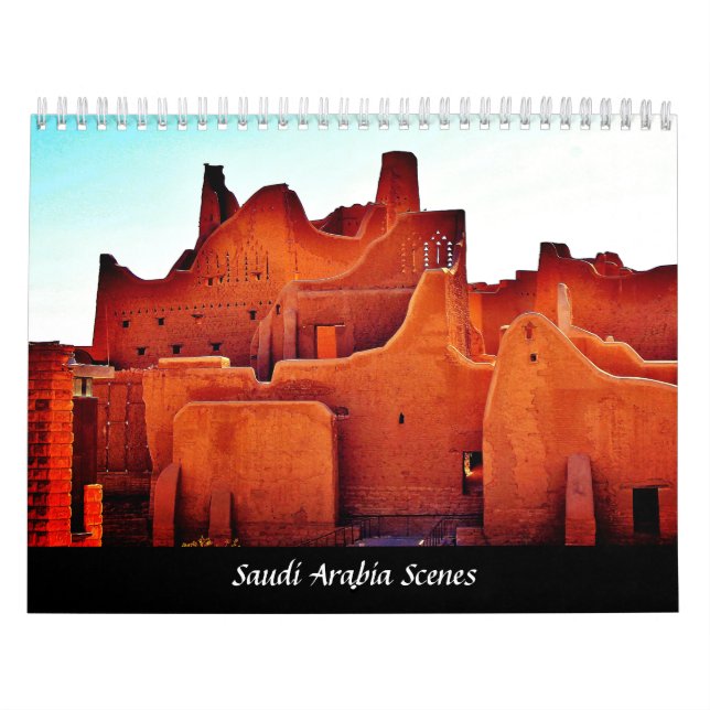 Calendário Cenas de Arábia Saudita (Capa)