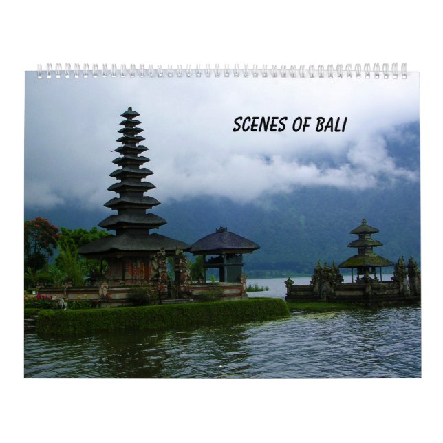 Calendário Cenas de Bali (Capa)