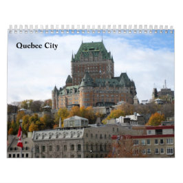 Calendário Cenas de Cidade de Quebec