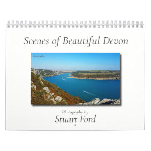 Calendário Cenas Fotográficas de Beautiful Devon, Inglaterra