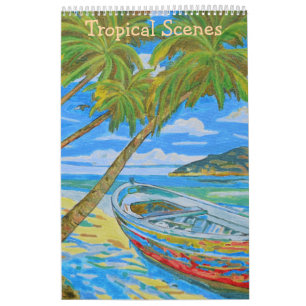 Calendário Cenas Tropicais