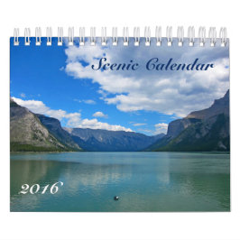 Calendário Cênico 2016 Montanhas Rochosas