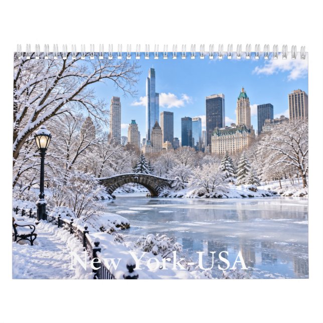 Calendário Cênico da Cidade de Nova York (Capa)