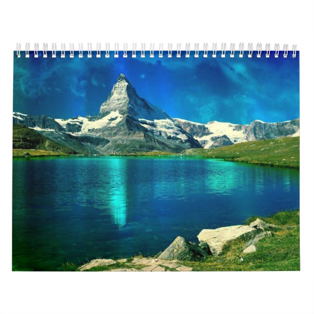 Calendário Cênico da Parede Natural dos Lagos da M (Capa)