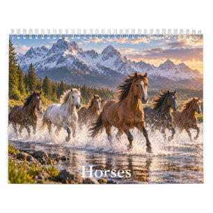 Calendário Cénico de Cavalos Lindos