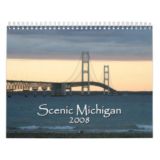 Calendário cénico de Michigan 2008