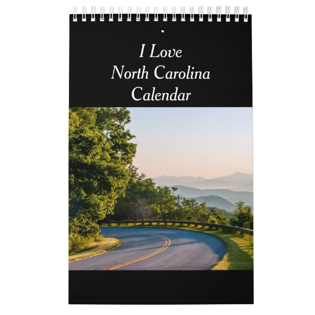 Calendário cénico de North Carolina (Capa)