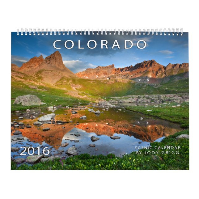 Calendário Cênico do Colorado 2016 (Capa)