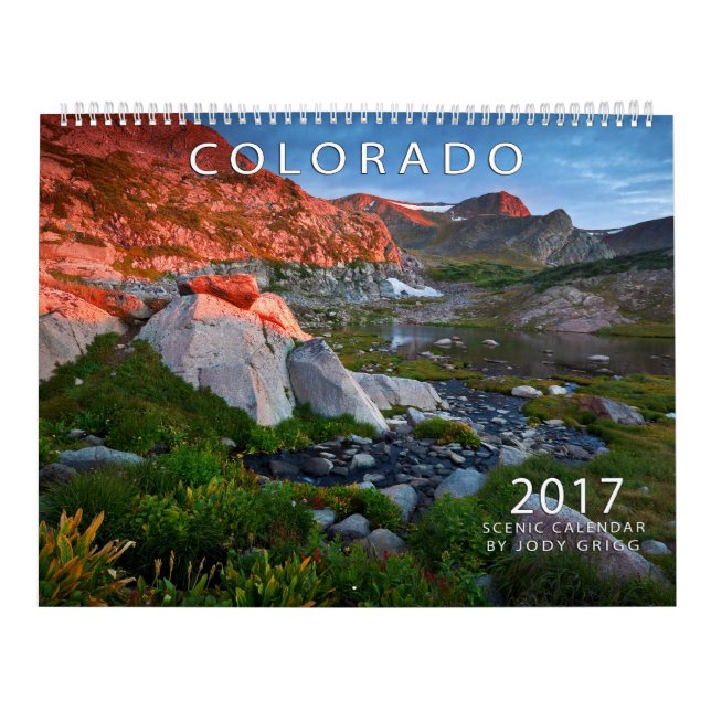 Calendário Cênico do Colorado em 2017 (Capa)
