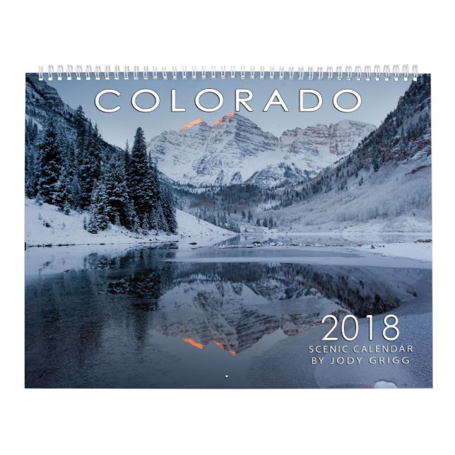 Calendário Cênico do Colorado em 2018 (Capa)