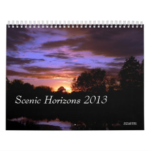 Calendário cénico dos horizontes 2013