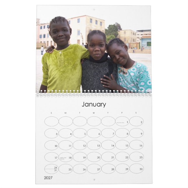 Calendário Centro de aprendizagem de Gugu (Jan 2027)