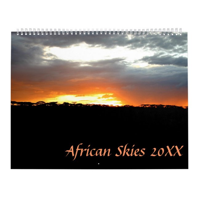 Calendário Céu Africano (Capa)