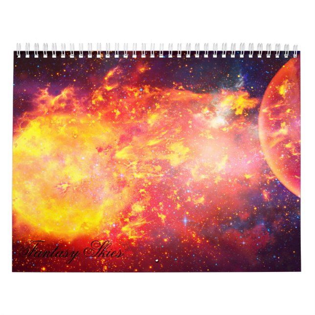 Calendário Céus fantasia (Capa)