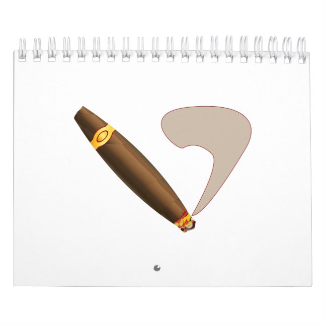 Calendário Charuto de Estilo Cubano Grande Gordo (Capa)