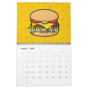 Calendário Cheeseburger