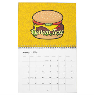 Calendário Cheeseburger