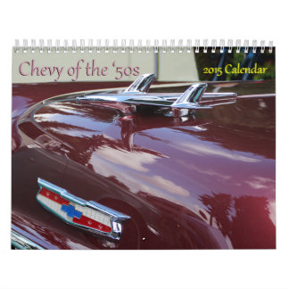 Calendário Chevys do 50