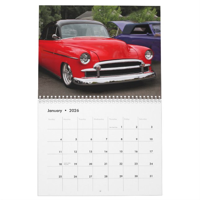 Calendário Chevys do 50 (Jan 2026)