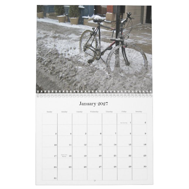 Calendário Chicago Bikes 2011 (Jan 2027)