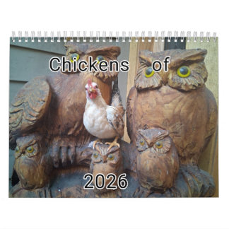 Calendário Chicken Calendar 2026