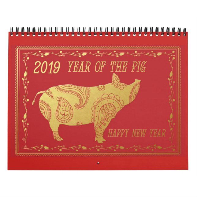 Calendário China 2019 (Capa)