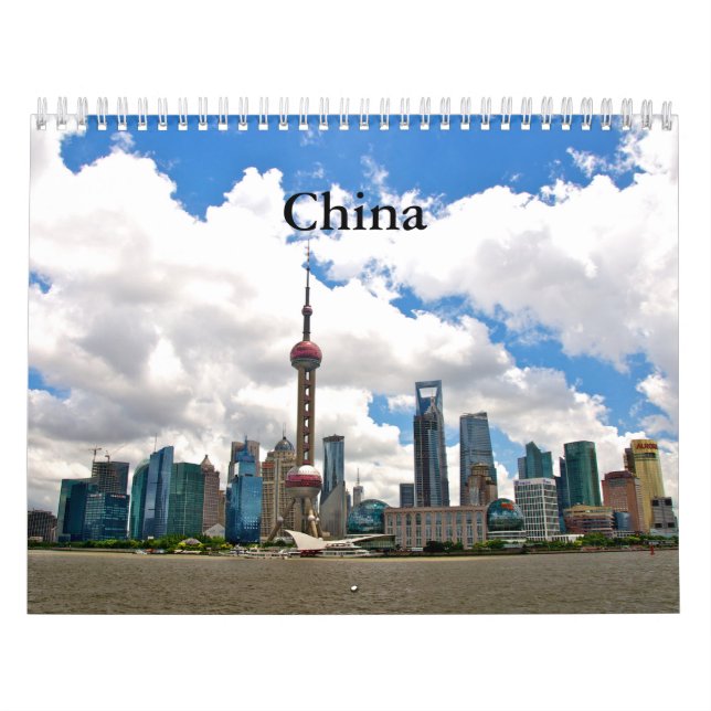 Calendário China - Impressões de Xangai (Capa)