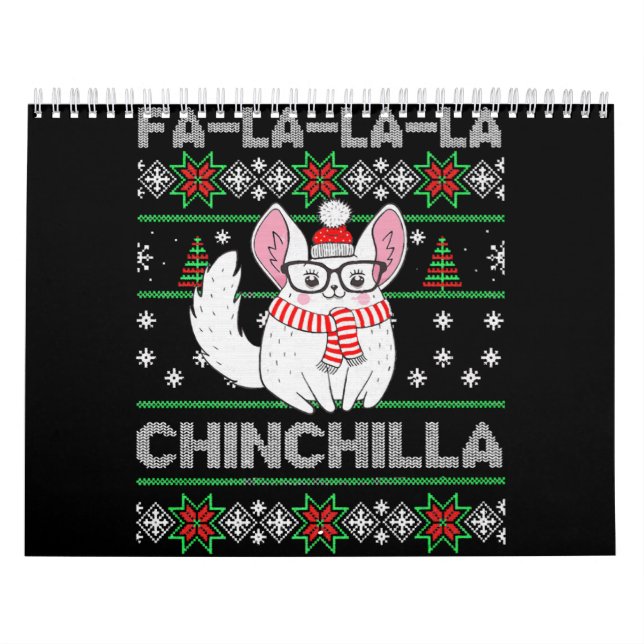 Calendário Chinchilla Christmas Ugly Dift For Chinchilla Love (Capa)