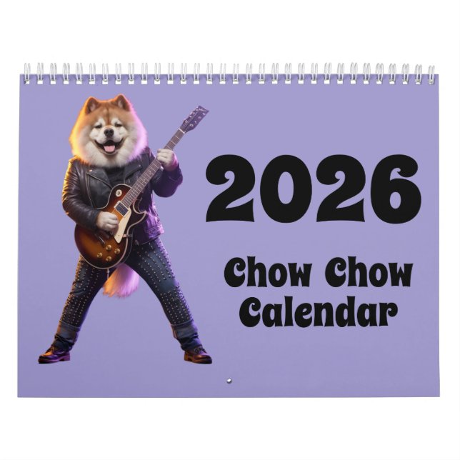 Calendário Chow Chow (Capa)
