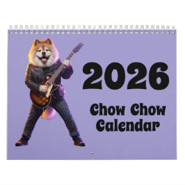 Calendário Chow Chow Calendar