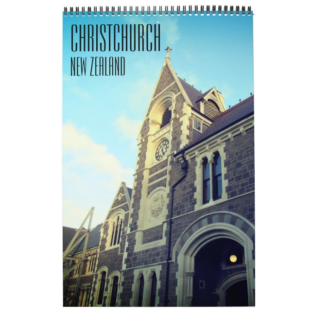 Calendário christChurch new zealand (Capa)