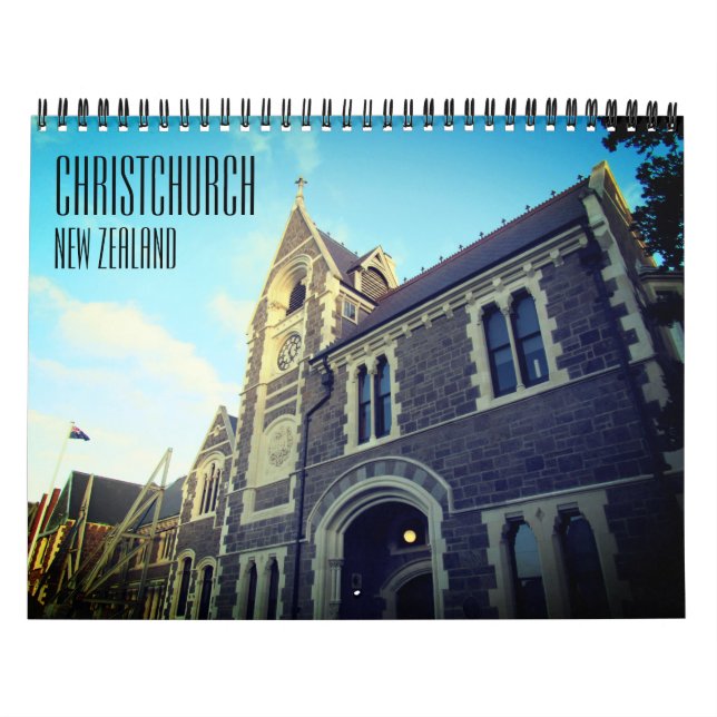 Calendário Christchurch NZ 2026 (Capa)