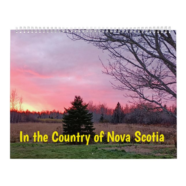 Calendário Christian events calendar country scene (Capa)