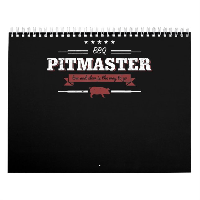 Calendário Churrasco | CHURRASCO Pitmaster Baixo E Lento É Mu (Capa)