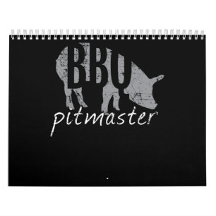 Calendário Churrasco CHURRASCO Pitmaster Pig Grill Fars Day