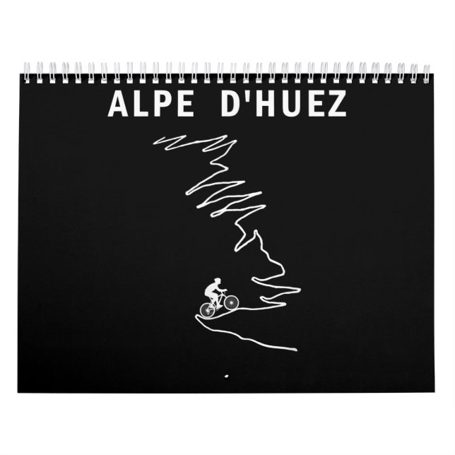Calendário ciclismo rodoviário de alpe dhuez france (Capa)