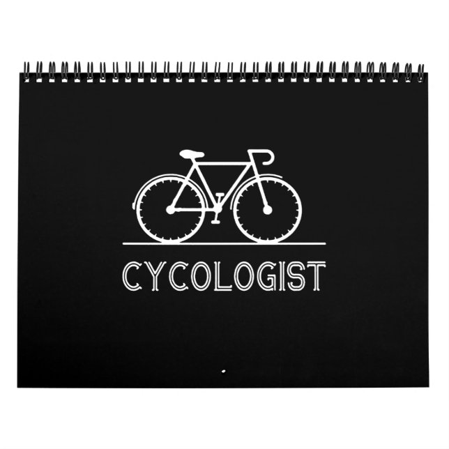 Calendário Cicologista Funny Bike Bicicleta Humor (Capa)