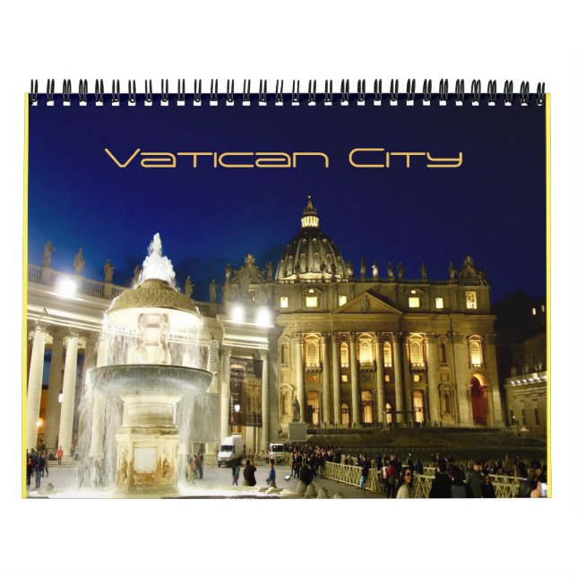 Calendário Cidade Vaticano - Roma - Itália - (Capa)