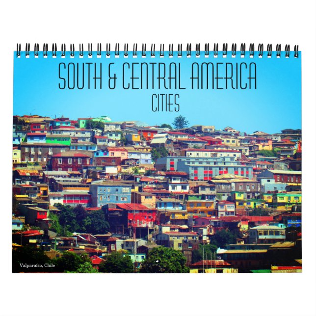 Calendário cidades da américa central do sul 2025 (Capa)