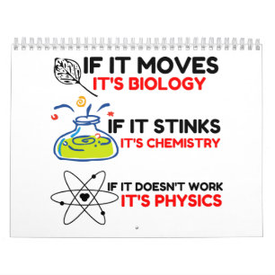 Calendário Ciência BIOLOGIA QUÍMICA FÍSICA