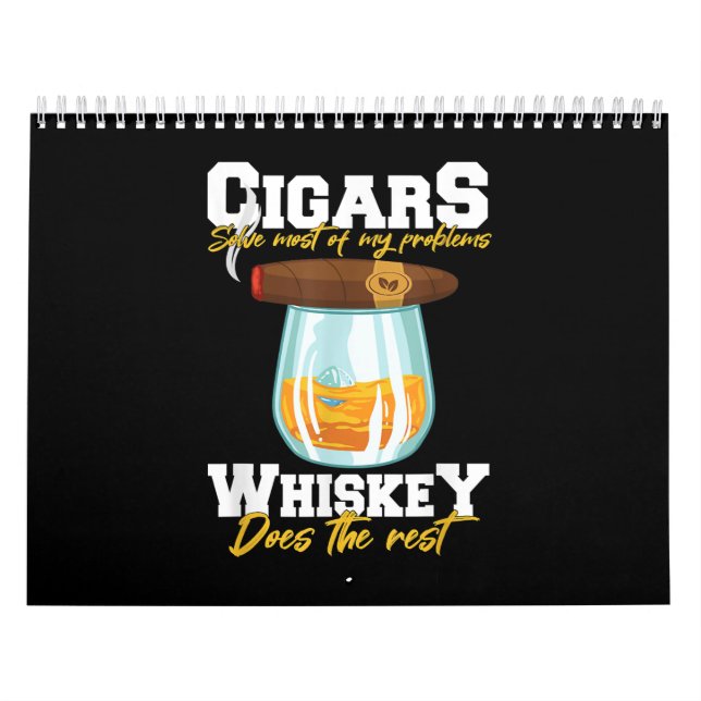 Calendário Cigarros Resolvem A Maioria Dos Meus Problemas Whi (Capa)