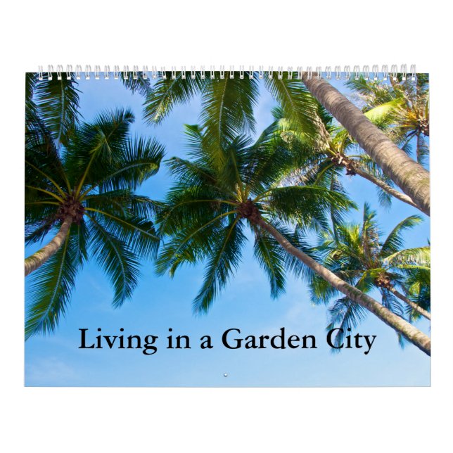Calendário Cingapura Vivendo em Jardim (Capa)