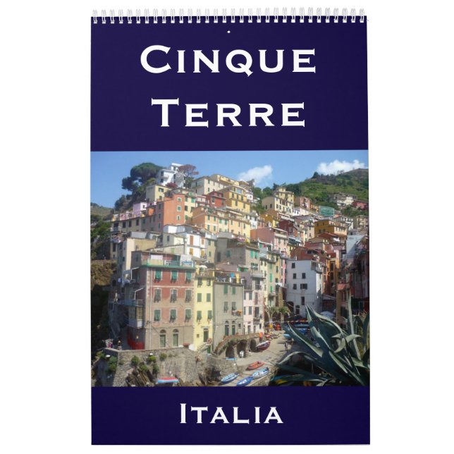 Calendário cinque terre (Capa)