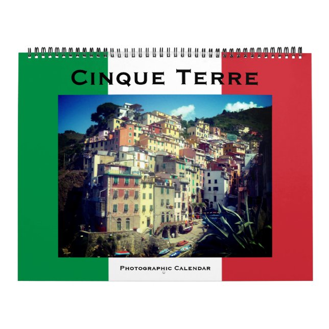 Calendário cinque terre 2025 grande (Capa)
