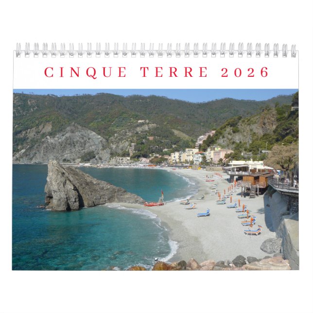 Calendário Cinque Terre 2026 (Capa)