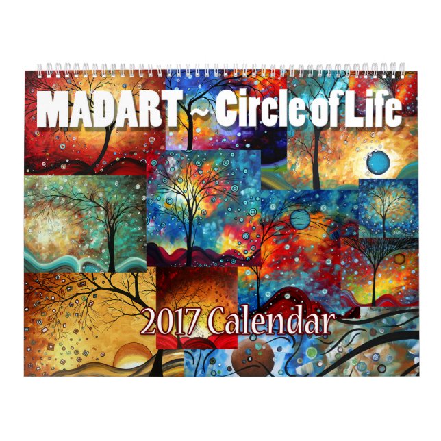 Calendário Círculo da Vida Civil de Megan Duncanson 2017 (Capa)