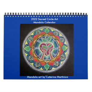 Calendário Círculos Sagrados de 2021 Iluminados Mandala 2013