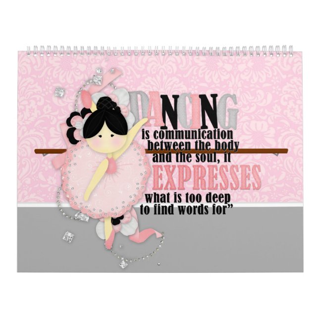 Calendário Citações de dança (Capa)