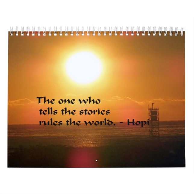Calendário Citações do nativo americano (Capa)