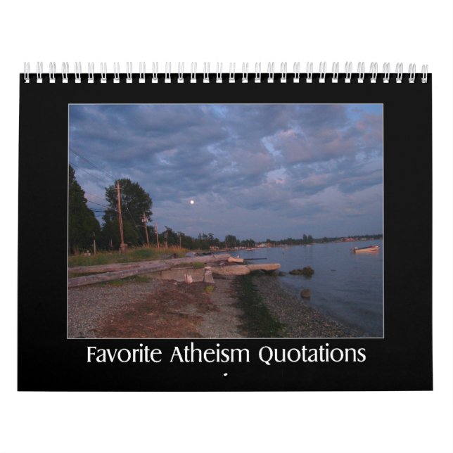 Calendário Citações favoritas do ateísmo (Capa)